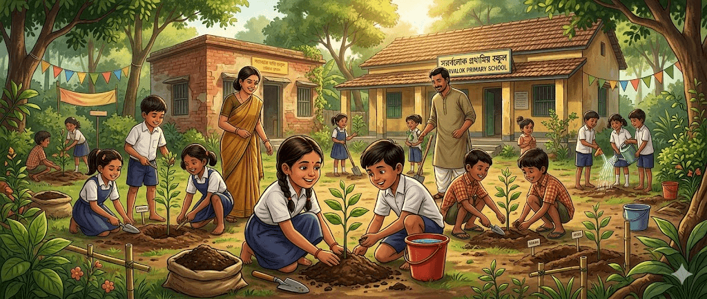 Students Take a Green Step with Tree Plantation Drive